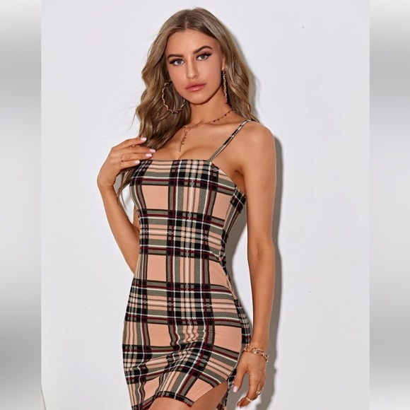 Tartan dress Shein - Picture 4 of 5